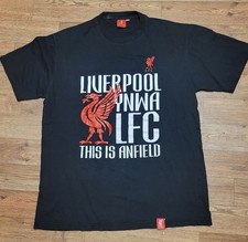 Liverpool Football Club This Is Anfiield T Shirt Black Size XL See Description