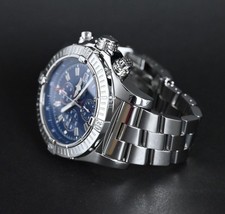 BREITLING A13370 SUPER AVENGER BLUE DIAL WATCH 48 MM (PAPER & MINT & ORIGINAL) 11