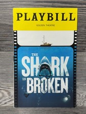 THE SHARK IS BROKEN, GOLDEN THEATRE, AUGUST 2023, BROADWAY PLAYBILL