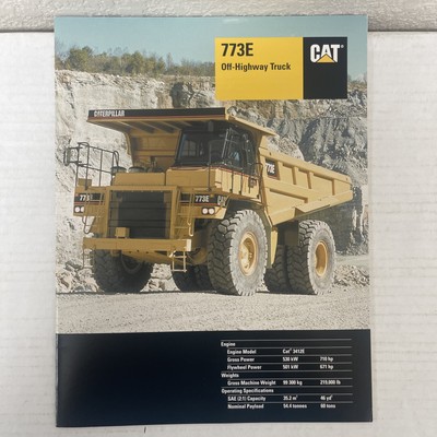 773E Off Highway Truck Caterpillar Sales brochure 