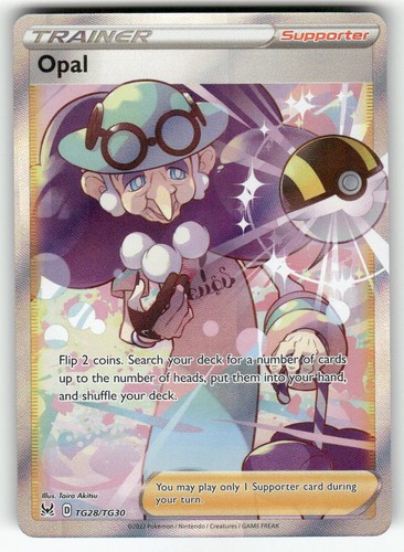 Opal TG28/TG30 Ultra Rare Lost Origin Trainer Gallery Pokemon Holo Near Mint