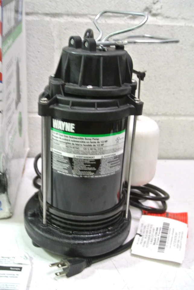Bomba de sumidero WAYNE 1/2 HP 5100 galones por hora acero recubierto CDU800 (56270-WYN3) Foto 2 de 4