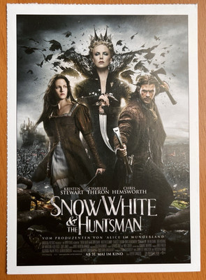 Snow White And The Huntsman - Filmkarte Filmplakatkarte Cinema - Kristen Stewart