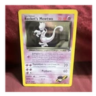 (MP) Pokemon Rocket’s Mewtwo 14/132 Gym Challenge Vintage Holo Card.