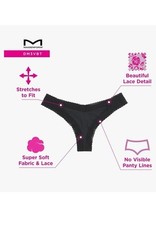 Maidenform Women's V Back Thong Black XL/8