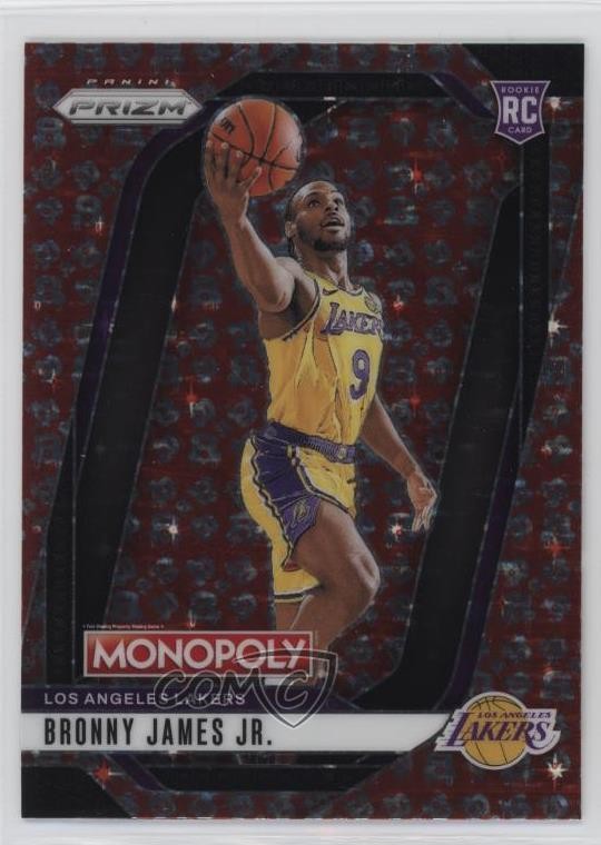 2024-25 Panini Prizm Monopoly Free Parking Bronny James Jr #45 Rookie RC 1da