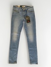 NWT Levi's 711 Jeans sz 28 Skinny Mid-Rise Stretch Denim Med. wash 29x31 