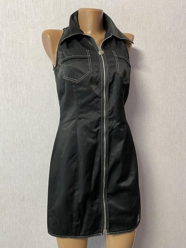 Versace Jeans Couture, Versace Jeans Couture Mini Abito Nero Vintage Taglia S