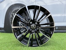 4X R19 " 5X112 Skoda Aquarius Style Noir Poli Roues : Pour Octavia Karoq