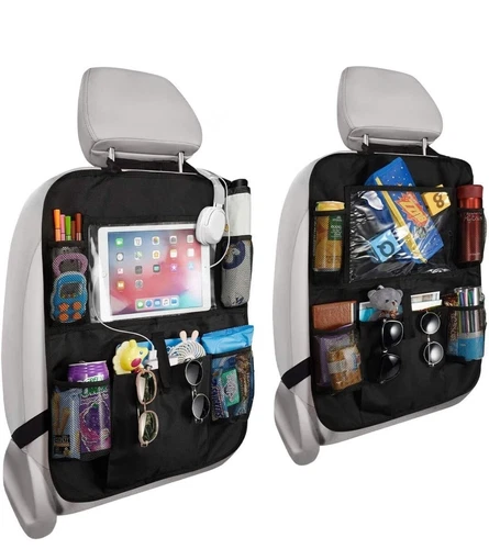 2PZ ORGANIZER ORGANIZZATORE BORSA PORTA OGGETTI AUTO SEDILE TASCA TASCHE CARAVAN