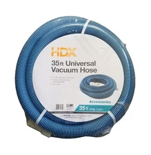 HDX Spiral-Wound 35 ft x 1.5 in Diameter Universal Swimming Pool Vacuum Hose NEW