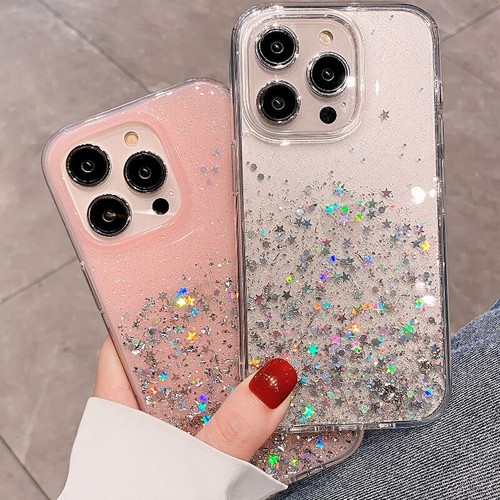 Glitter Shockproof Phone Case iPhone 16 15 14 13 12 11 Pro Max XR XS 7 8 Cover - Picture 4 of 19