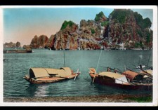 HONGAY (INDOCHINE VIET-NAM) BARQUES de PECHEUR en 1951 Correspondance Militaire