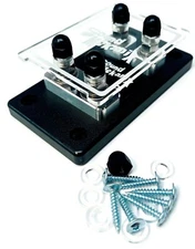 Heavy Duty Dual (2 Spot) Linked ANL Fuse Holder -Linked Side - Made in USA