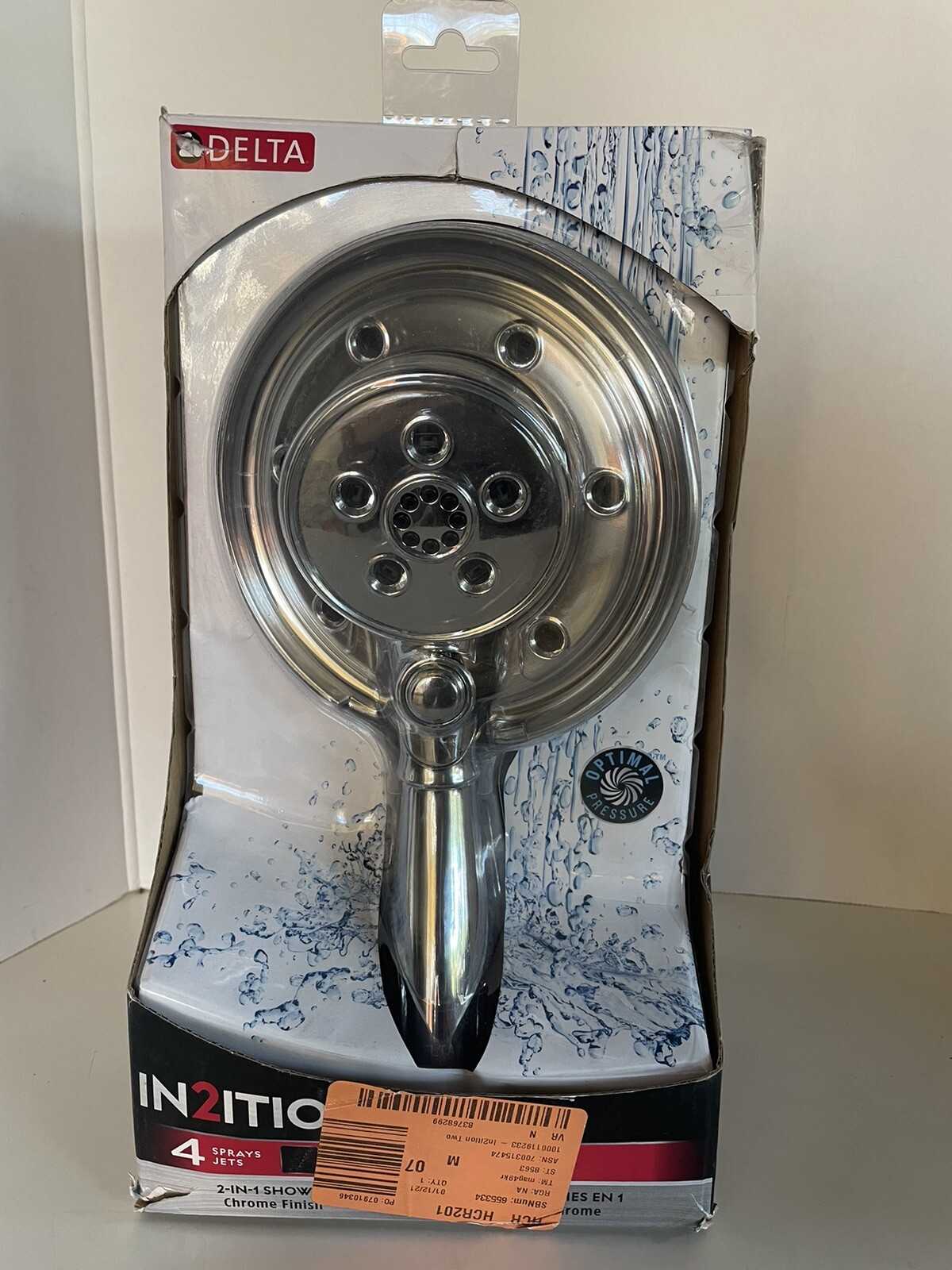 DELTA 58471PK IN2ITION 2 IN 1 SHOWER CHROME eBay
