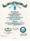 United States Army Airborne Jump School Course School Replacement Certificate