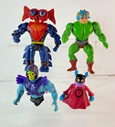 He-Man MOTU Action Figure Lot Vintage 1981 Mattel Man-At-Arms Skeletor