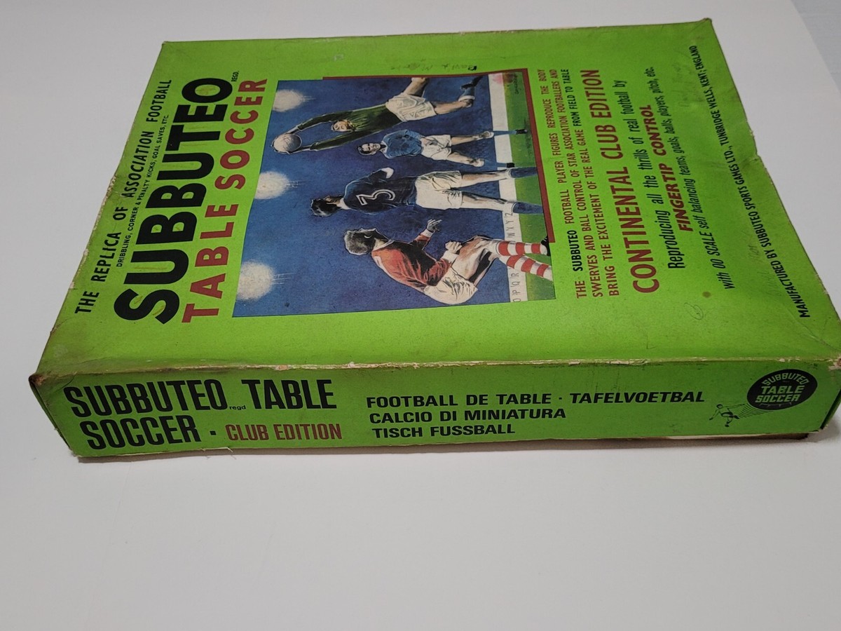 Catalogue Subbuteo Dépliant 2ème édition - Rare Accessoire Foot Années 90