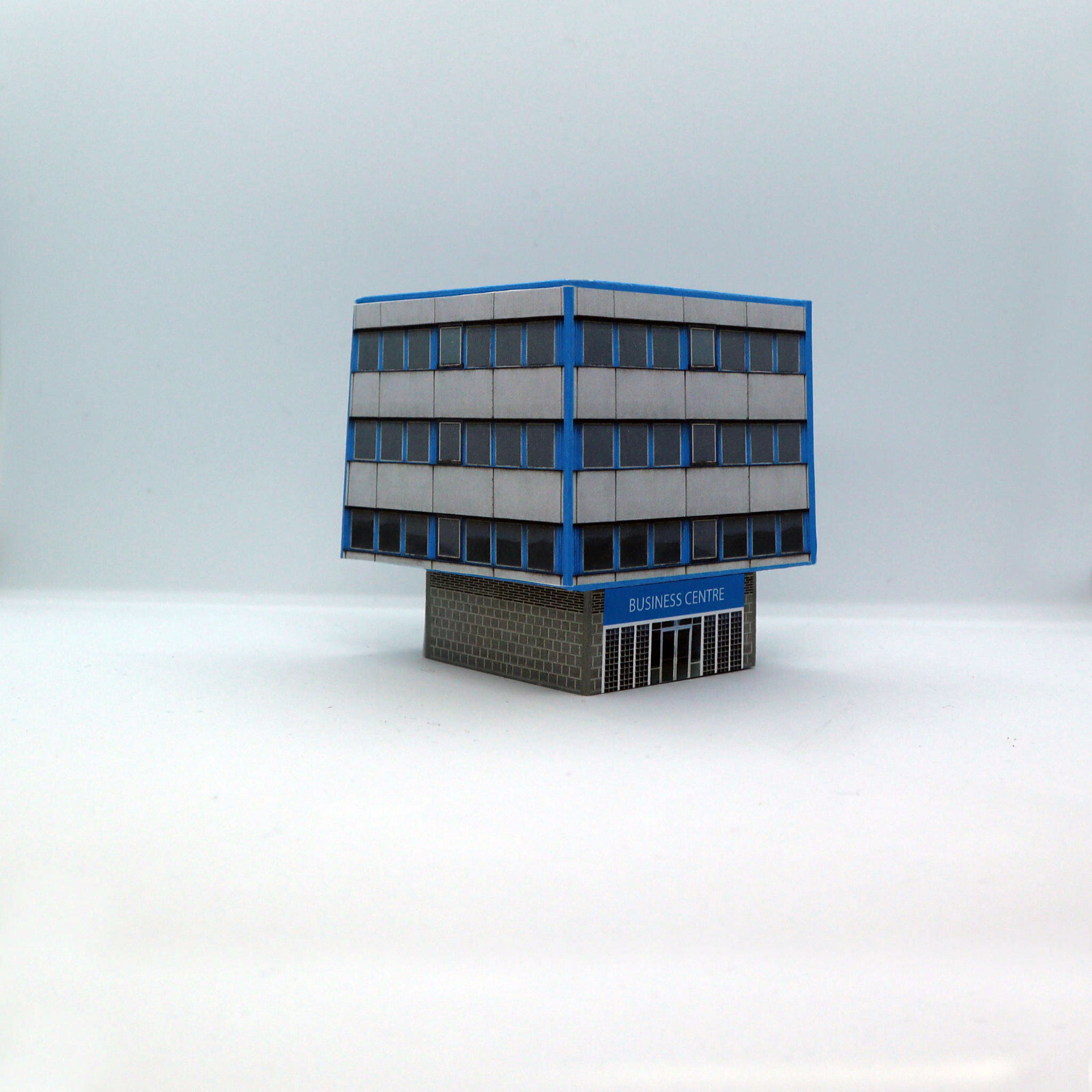 N Gauge Low Relief Buildings 1:148 Scale Card Kit Model Railway Scenery FC5