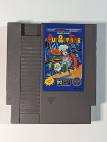 Burger Time (Nintendo Entertainment System, NES) 5 screw CIB (box, game, manual)