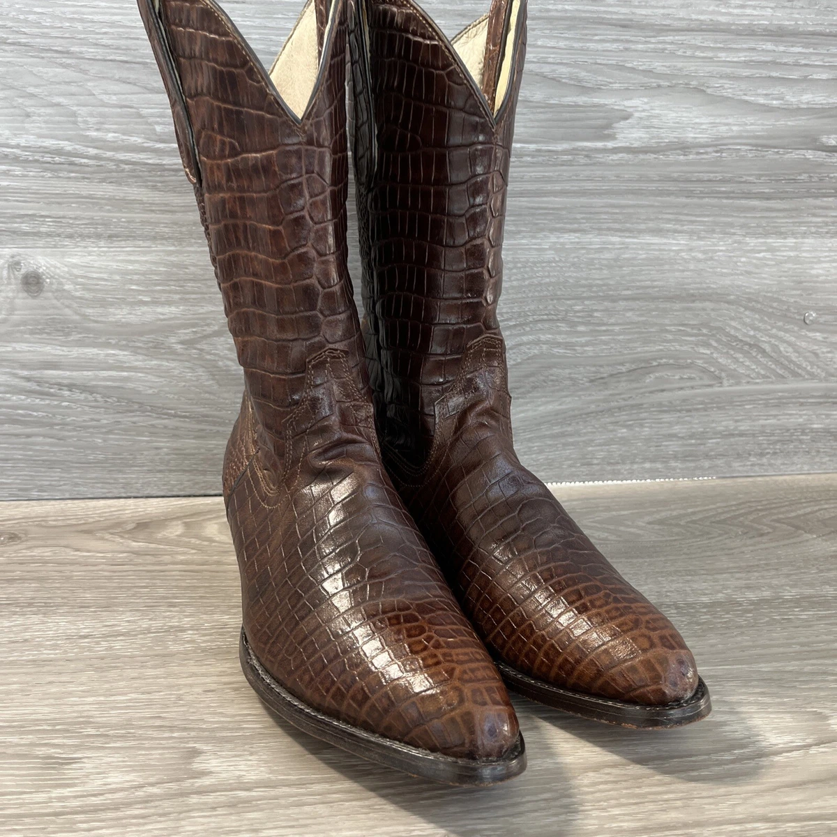 Croc print hotsell boots