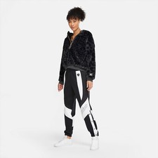 Nike Size Xs S Air Jordan Court To Runway Leopard Faux Women's Hoodie