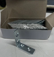 CORNER BRACKET  1-1/2" X  1/2" (48-PACK) ZINC COATED FREE SHIPPING