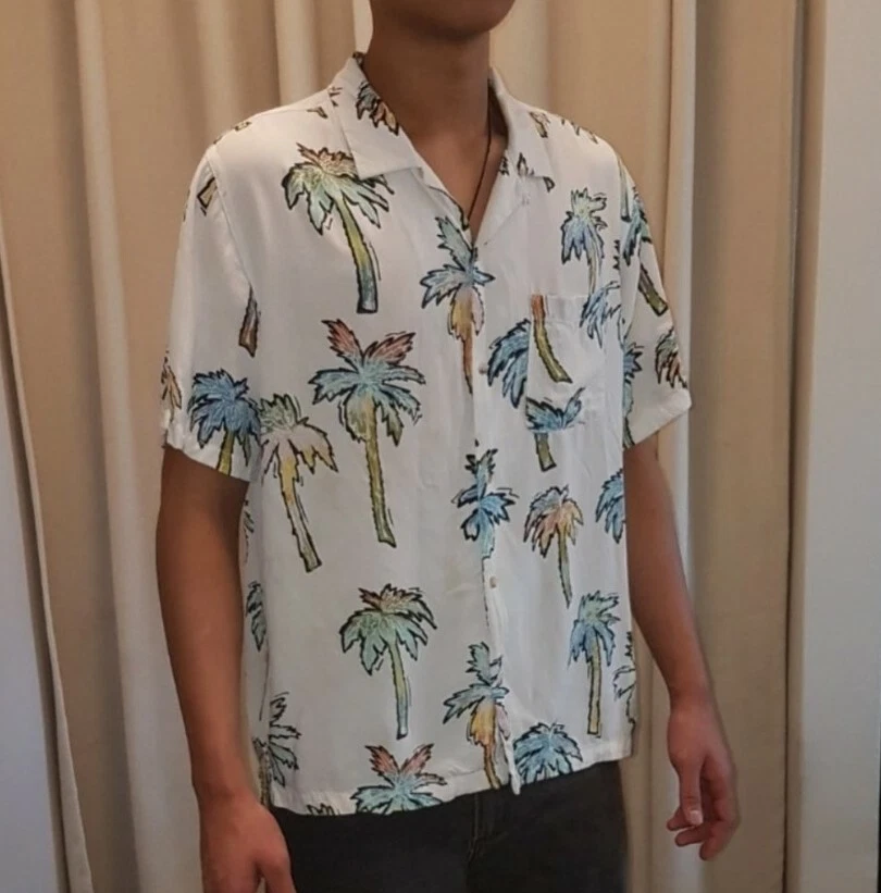 Urban Outfitters Hawaiian/tropical Button Down Shirt