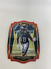 2020 Select Football RED PRIZM DIE-CUT SP #168 Jalen Reagor RC Eagles ROOKIE