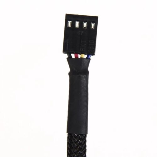 4 Pin Female to 4Pin Male PWM Connector Case Fan Extension Power Cable For PC - Picture 2 of 5