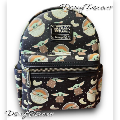 Disney World Baby Yoda Mini Backpack Loungefly Disney Loungefly