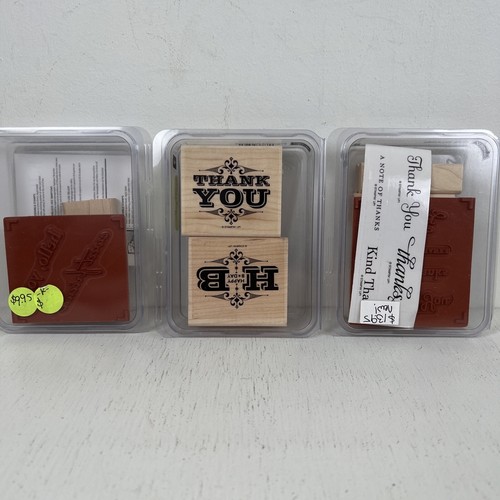 Stampin Up Assorted Lot Of Wood Rubber Stamps Special Occasion Holidays 80 + - Picture 8 of 16