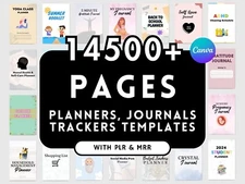 14500+ Pages PLR Canva Template Bundle