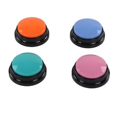 4 Color Voice Recording Button Dog Buttons For Communication Pet Training