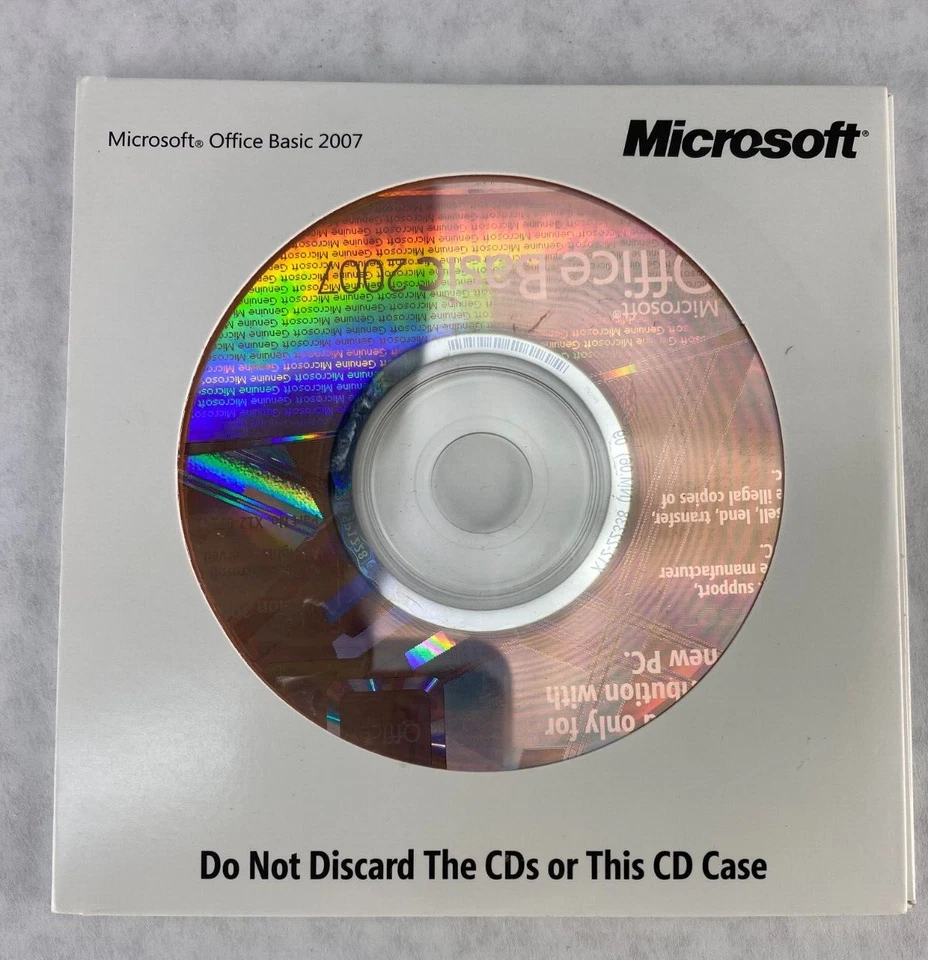 Microsoft Office 2007 Basic Edition BE UNSEALED English for Dell 0YY660 Windows - Image 3 of 4