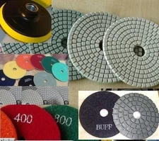 3" 80mm Diamond Polishing 56 Pad 3 DAMO Buff travertine Granite Concrete marble