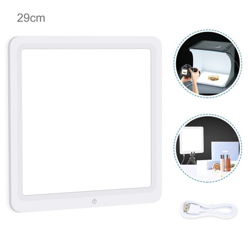 Photo Studio LED Shadowless Light Lamp Panel Dimmable Light Box Bottom Light - Picture 10 of 12