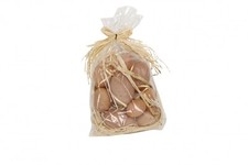 Gisela Graham Easter Tree Natural Speckled Eggs Decorations - Hessian Bag