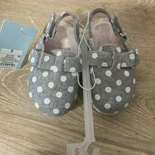 Cat Jack Toddler Girls' Marley Slip-On Footbed Sandals-PolkaDot Size 5 NEW