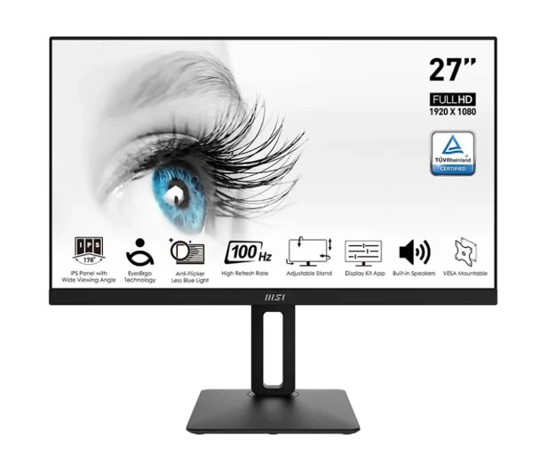 Монитор MSI PRO MP271AP 27 HDMI/DisplayPort/VGA 100 Гц 1 мс 1920x1080 (FullHD)