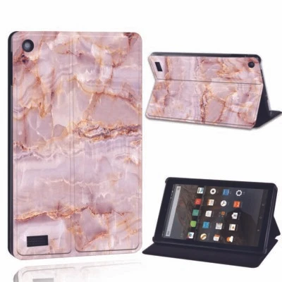 PU Leather Stand Cover Case For Amazon Fire 7 (5th 7th 9th Generation) Tablet