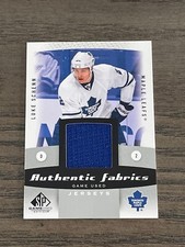 2010-11 SP Game Used Authentic Fabrics Luke Schenn #AF-LS Toronto Maple Leafs