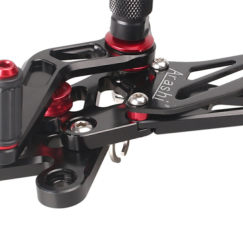 Adjustable Footpegs Rearsets For YAMAHA FZ8 20102013 FZ1 0614 Black