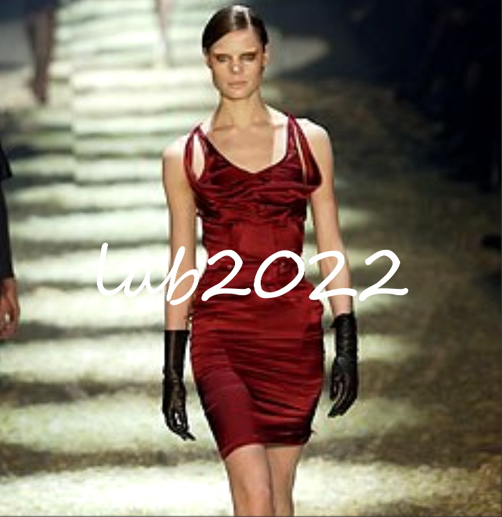 gucci corset dress Gucci S/S 2001 ruched bustier dress JAMES VELORIA