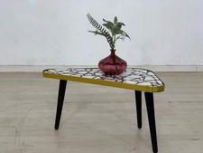 Vintage Fliesentisch Nierentisch Blumentisch Beistelltisch Tisch