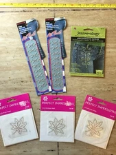 Lot 6 jean-e-ology Singer Perfect Impressions Stud Rhinestone Iron-On Denim 