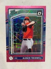 ALONZO TREDWELL Astros 2024 Donruss Baseball Optic PINK VELOCITY Prizm # 25/79