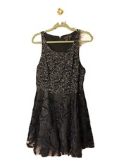 dresses for women party wedding size 12 black sequin and pearls