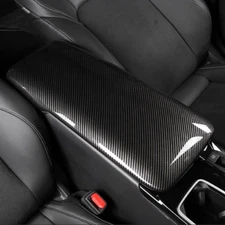 For Toyot@a Camry 2025 2026 Carbon ABS Central armrest storage box Cover Trim