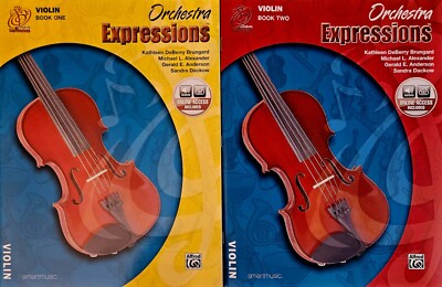 Orchestra Expressions, Violin : Book One 1 & Two 2, Online Audio Access Included